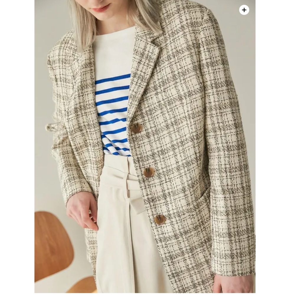 COLLABOTORY Spring Tweed Jacket Wconcept M